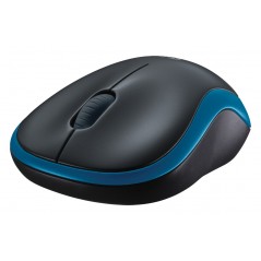 Vendita Logitech Mouse Logitech Mouse M185 Wireless Opt Usb Black-Blue 910-002239
