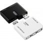 Tacens Lector Duo Hub a 3 porte USB 2.0 e Lettore Memory da 52 formati