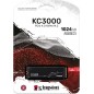 Kingston M.2 KC3000 1024GB SKC3000S/1024G M.2 PCIe 4.0 NVMe