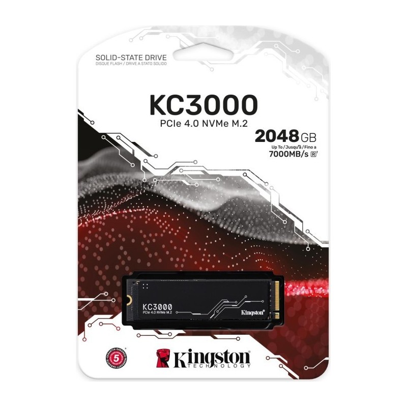 Kingston M.2 KC3000 2048GB SKC3000D/2048G M.2 PCIe 4.0 NVMe