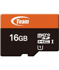 Vendita Team Group Flash Memory Flash card Micro-SD 16GB TeamGroup UHS-I Offerta del Mese TUSDH16GUHS03