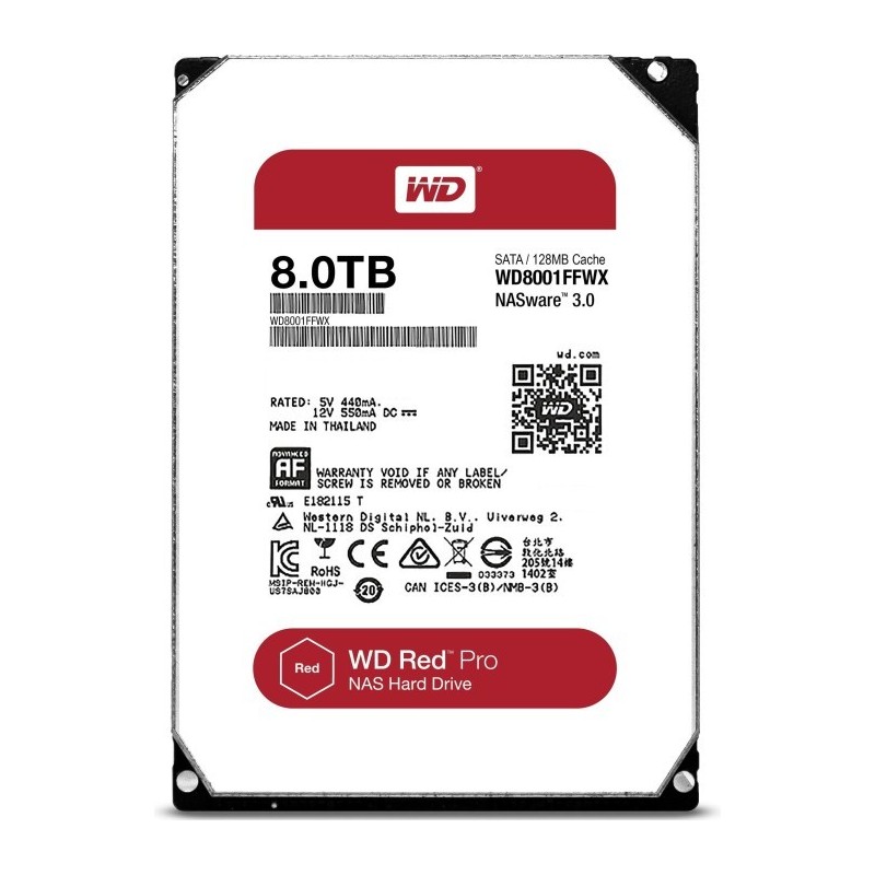 Hard Disk 3.5 Western Digital Red Pro 8TB WD8003FFBX