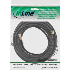 Vendita Inline Antenne & Cavo Di Rete InLine Cavo Antenne Wireless Lan (WLAN) Coassiale RG58 - 50Ohm R-SMA maschio a R-SMA a ...