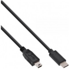 Vendita Inline Cavi Usb Esterni InLine Cavo USB 2.0. Type C maschio a Type Mini-B (5pin) maschio. nero. 5m 35755