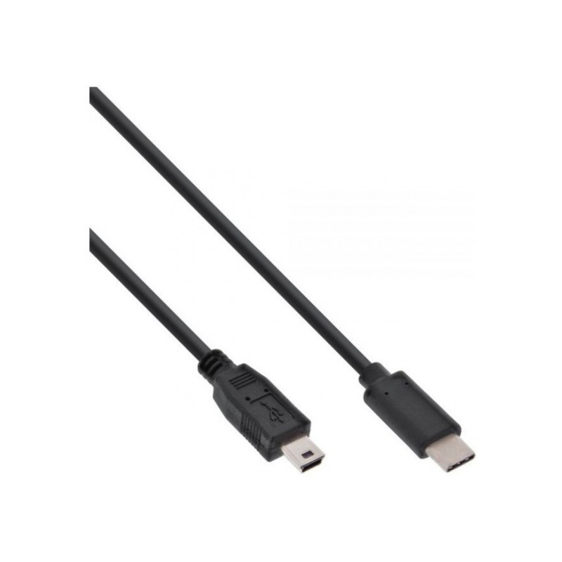 InLine Cavo USB 2.0. Type C maschio a Type Mini-B (5pin) maschio. nero. 5m