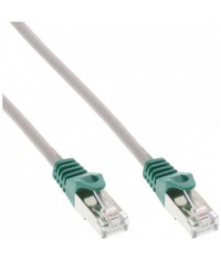 InLine Cavo Patch LAN Crossover. SF-UTP Cat.5e guaina PVC CU (100% rame) grigio 0.3m