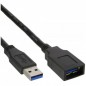 InLine Cavo USB 3.0 Prolunga. Type-A maschio- Type-A femmina. nero. 1.5m