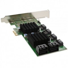 Vendita Inline Schede Espansione Usb InLine Controller SATA. 8x SATA 6Gb/s. Scheda PCIe 2.0 (PCI-Express). Staffa Low-Profile...