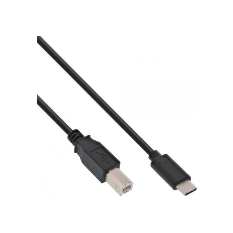 InLine Cavo USB 2.0 Type C maschio a Type A maschio nero 0.5m