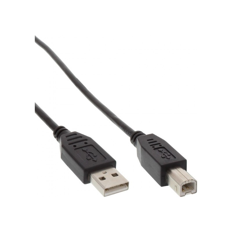 InLine Cavo USB 2.0 Type A maschio a Type B maschio nero 7m