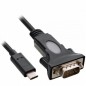 InLine Convertitore USB 2.0 Type C - Seriale RS232 Sub-D 9pin. 0.3m per Netbook. tablet. smartphone. storage station