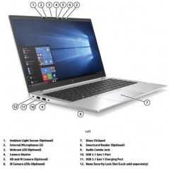 Vendita HP Notebook HP EliteBook 840 G7 DDR4-SDRAM Intel® Core™ i5 8GB 256GB SSD Wi-Fi 6 Win10 Pro Argento 113Y4ET