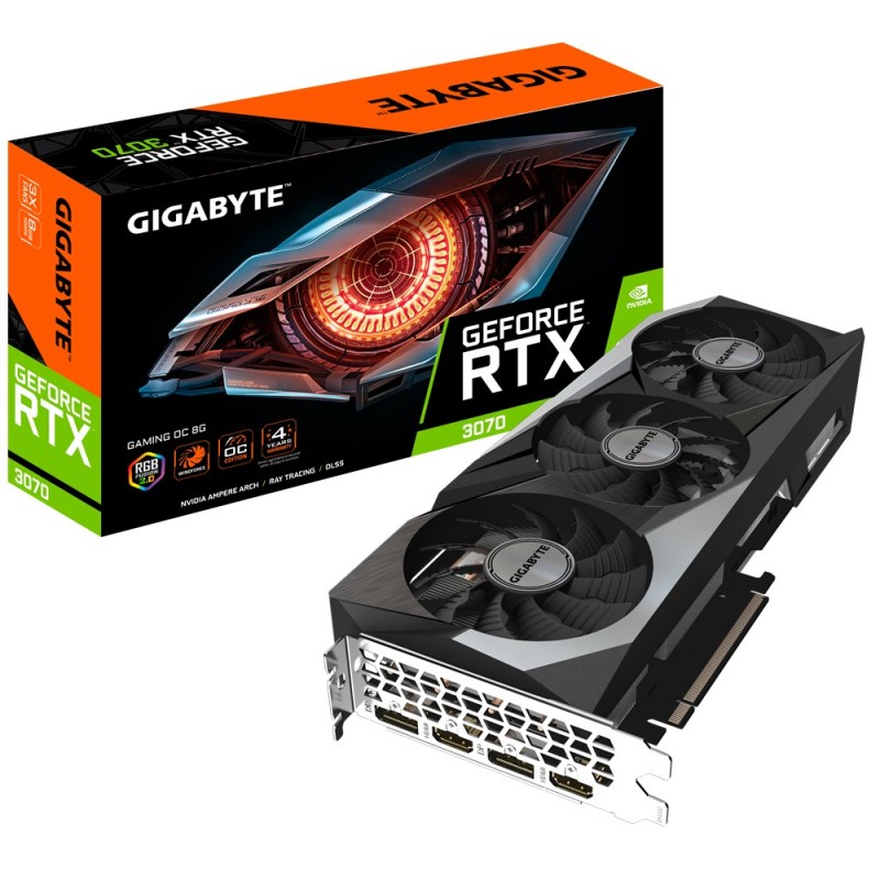 Gigabyte GeForce® RTX 3070 8GB Gaming OC 2.0 (LHR)