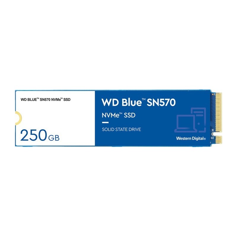 Western Digital M.2 Blue 250GB SN570 NVME M.2 PCI Express Gen3 x4 WDS250G3B0C