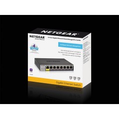 Vendita Netgear Switch Di Rete Netgear Switch Desktop Pro 8-port 10-100-1000 GS108T-300PES GS108T-300PES