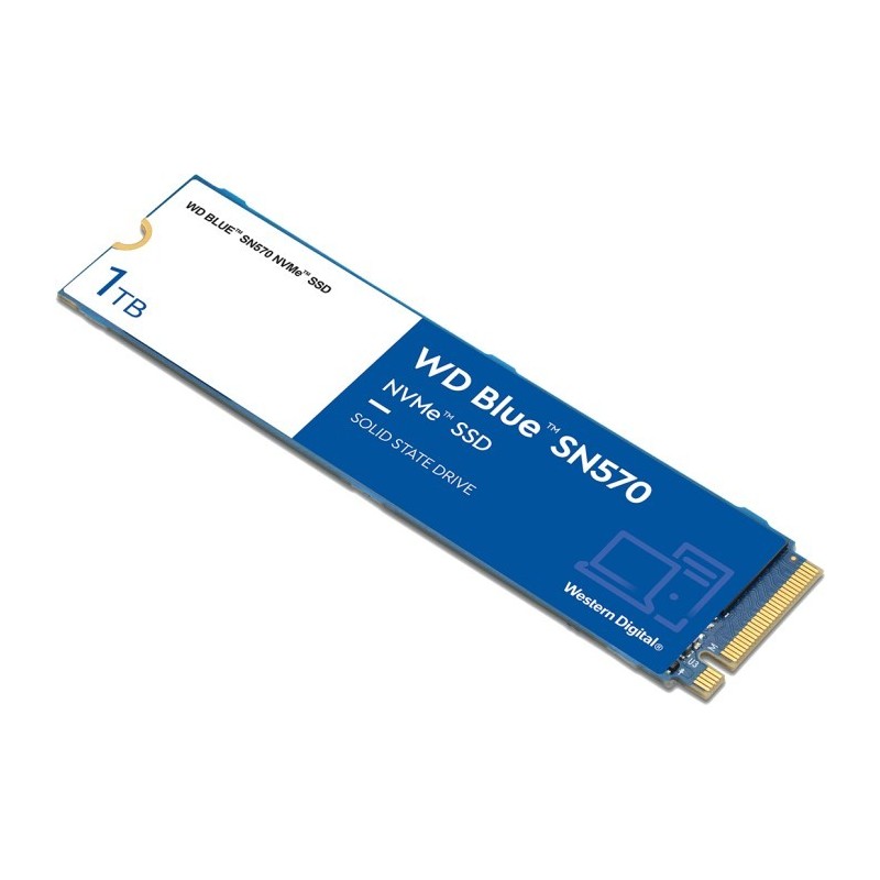 Western Digital Ssd M.2 Blue 1TB SN570 NVME PCI Express Gen3 x4 WDS100T3B0C