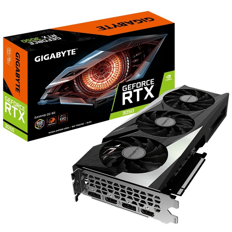 Gigabyte GeForce® RTX 3050 8GB Gaming OC (LHR)