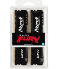 Memoria Ram Kingston Ddr4 64GB 3600 FURY Beast KF436C18BBK2/64 Kit 2x32GB