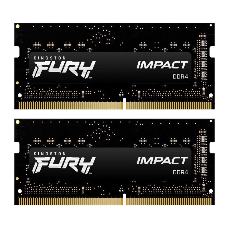 Kingston Memoria Ram So-Dimm Ddr4 32GB 3200 Fury Impact KF432S20IBK2/32 2x8GB