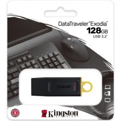 Vendita Kingston Technology Usb Flash - Pen Drive Kingston Chiavetta Usb 128GB DataTraveler Exodia DTX USB 3.2 DTX/128GB DTX/...