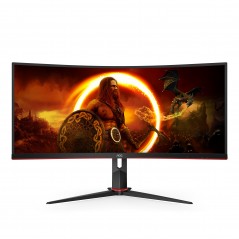 Vendita Aoc Monitor Led AOC CU34G2/BK LED display 86,4 cm (34\\") 3440 x 1440 Pixel Quad HD Nero CU34G2/BK