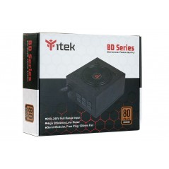 iTek BD600 alimentatore per computer 600 W 24-pin ATX ATX Nero