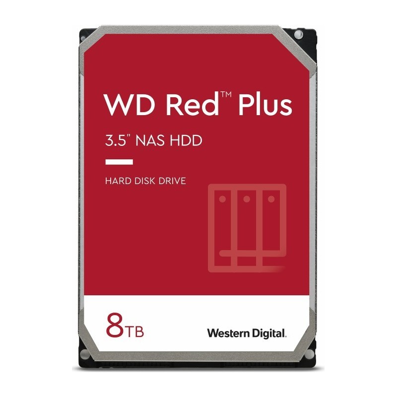 Hard Disk Western Digital 8TB Red Plus WD80EFZZ (CMR)