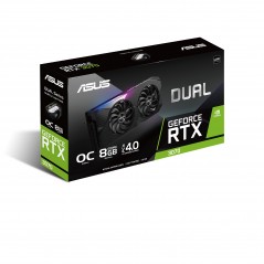 Vendita Asus Schede Video Nvidia Asus GeForce® RTX 3070 8GB Dual OC V2 (LHR) 90YV0FQC-M0NA00