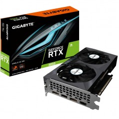 Vendita Gigabyte Schede Video Nvidia Gigabyte GeForce® RTX 3050 8GB Eagle OC (LHR) GV-N3050EAGLE OC-8GD