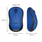 Mouse Logitech M220 Silent blu (910-004879)
