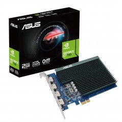 Vendita Asus Schede Video Nvidia Asus GeForce® GT 730 2GB GDDR5 SL 2GD5 4H 90YV0H20-M0NA00