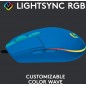 Logitech Mouse G G203 LIGHTSYNC USB tipo A 8000 DPI