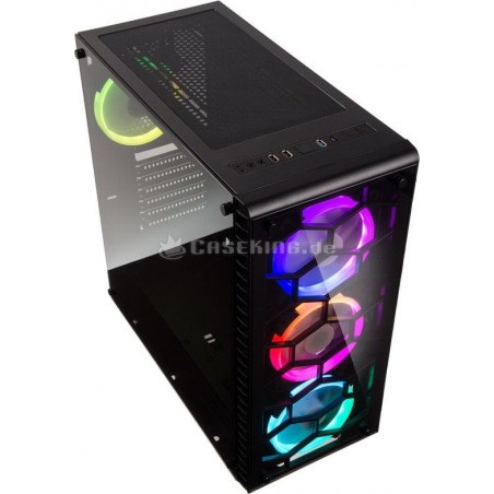 Vendita Kolink Case Kolink Observatory ARGB Middle Tower Vetro Temperato No Power minITX/mATX/ATX/E-ATX GEKL-035