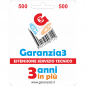 Garanzia3 - Estensione Di Garanzia 3 Anni In Piu Con Massimale Di Copertura A 500 Euro
