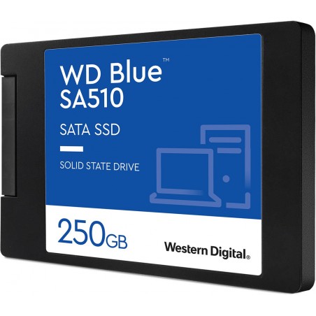 Vendita Western Digital Hard Disk Ssd Western Digital SSD SATA3 Blue 250GB SA510 Sata3 2.5 7mm WDS250G3B0A WDS250G3B0A