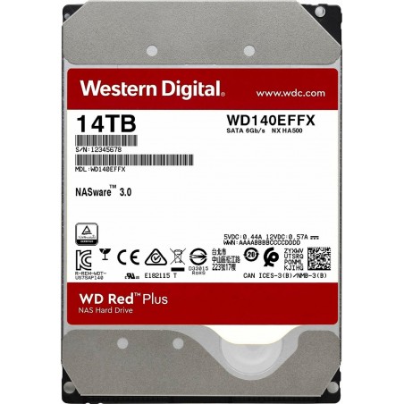 Hard disk Western Digital 14TB Red Plus WD140EFGX