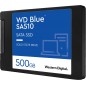 Vendita Western Digital Hard Disk Ssd Western Digital SSD Blue 500GB SA510 Sata3 2.5 7mm WDS500G3B0A WDS500G3B0A