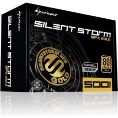 Alimentatore Pc Sharkoon SilentStorm SFX 500W. 80+ Gold
