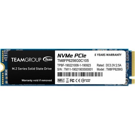 Vendita Team Group Hard Disk Ssd M.2 Teamgroup Ssd M.2 256GB MP33 PCIe TM8FP6256G0C101 TM8FP6256G0C101