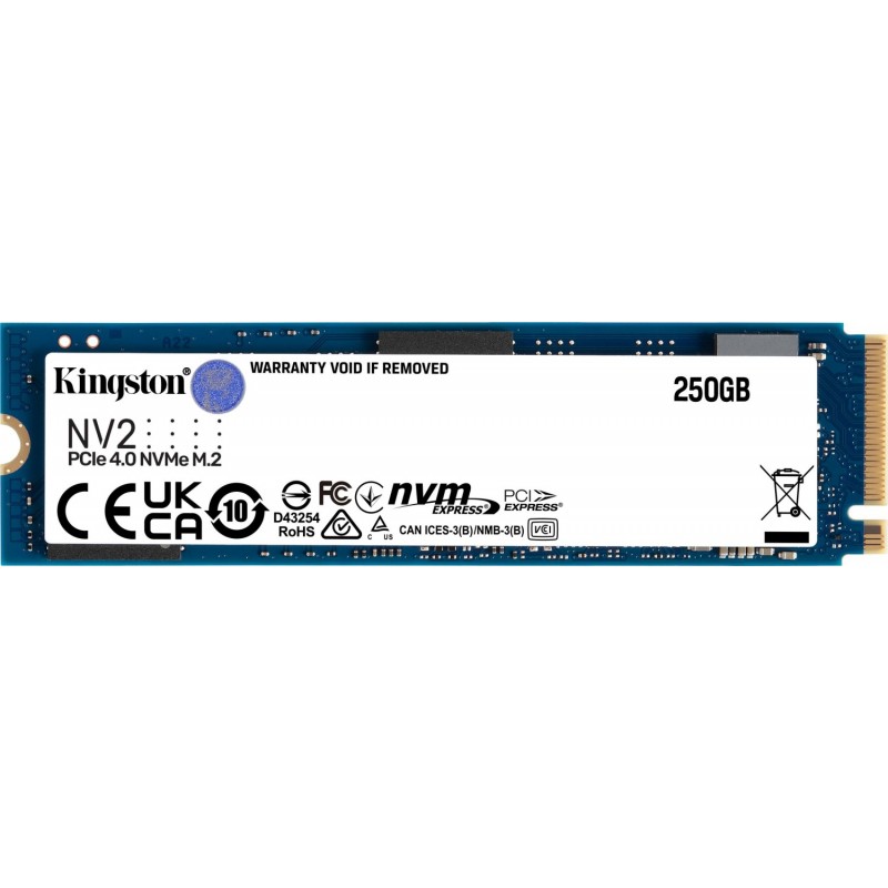Kingston NV2 250GB M.2 SNV2S/250G M.2 PCIe 4.0 NVMe