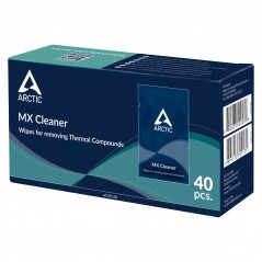 ARCTIC MX Cleaner - Salviettine detergenti per rimuovere la pasta termica 11.5 x 11.5 cm biodegradabile (40 pezzi)