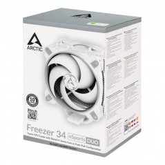 Vendita Arctic Dissipatori Per Cpu ad Aria Arctic Freezer 34 eSports DUO. Dissipatore per CPU - Grey/White Edition ACFRE00074A
