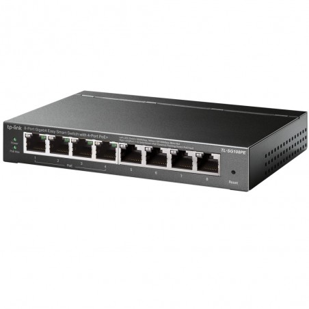 TP-Link Switch 4-port 10/100/1000 Easy Smart TL-SG108PE