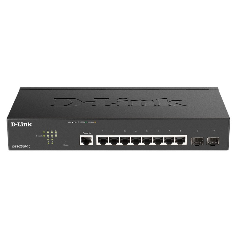 D-Link Switch DGS-2000-10 8x 10/100/100 + 2x Fast Ethernet