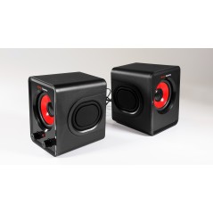 Vendita Mars Gaming Casse Per Pc Mars Gaming Speakers MS3 Black Red 15W MS3