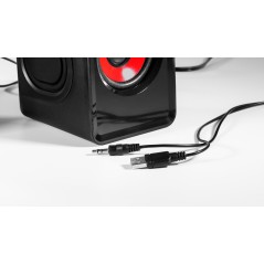 Vendita Mars Gaming Casse Per Pc Mars Gaming Speakers MS3 Black Red 15W MS3
