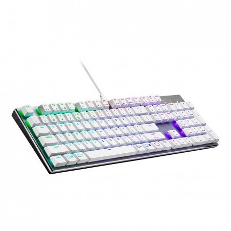 Vendita Cooler Master Tastiere per computer CM Tastiera Meccanica SK652 Silver White Full Mechanical RGB SK-652-SKTR1-IT