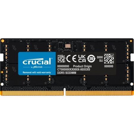 Vendita Crucial Memoria Ram So-Dimm Ddr5 Memoria Ram Crucial So-Dimm DDR5 32GB 4800 CT32G48C40S5 CT32G48C40S5