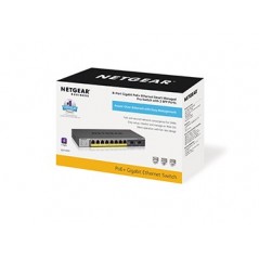 Vendita Netgear Switch Di Rete Netgear Switch Desktop Gigabit Smart 8-port 10/100/1000 GS110TP-300EUS GS110TP-300EUS