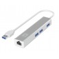 LevelOne Adapter USB-0503 3x SuperSpeed USB 3.0 + 1x 10/100/1000